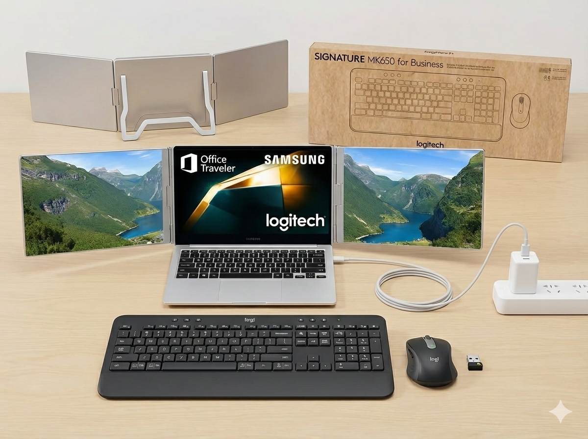 Samsung Galaxy book med 16-2 M Treskjermsløsning