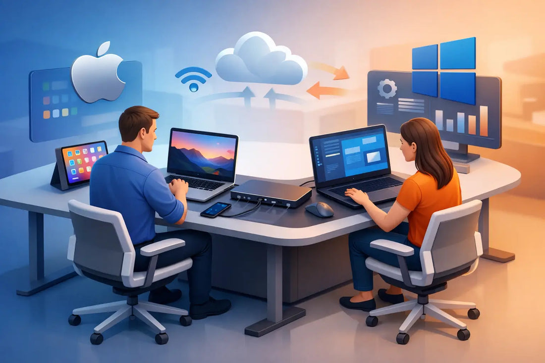 Dokkingstasjon kompatibilitet Mac og Windows