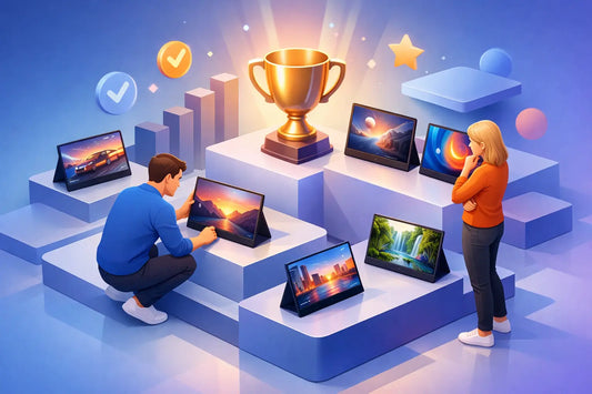 Best i test portable monitorer i 2026