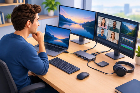 USB-C-arbeidsstasjon uten drivere - fungerer den?