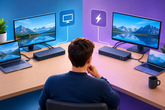 DisplayLink vs Thunderbolt docking: Hva passer?