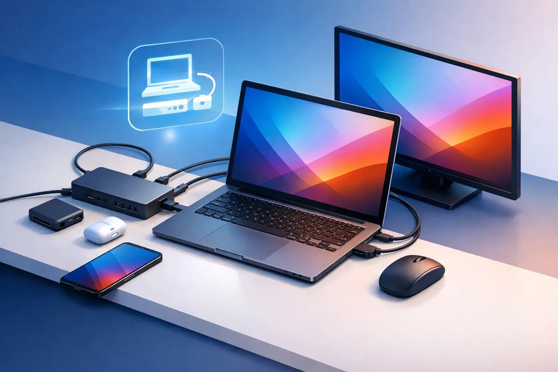 Kompatibilitet mellom laptop og dokkingstasjon